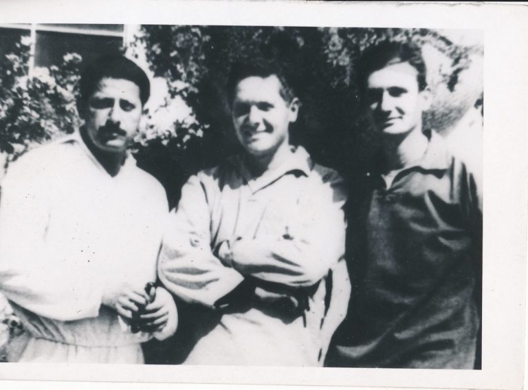 מימין לשמאל: פיליפ נתנסון, ויקטור לוי ורוברט דסה